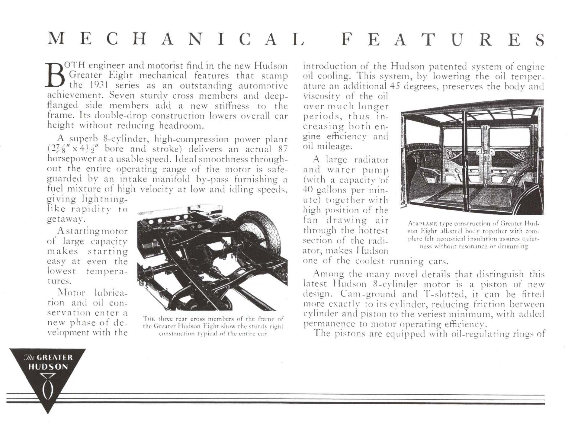 1931 Hudson Greater 8 Brochure Page 12